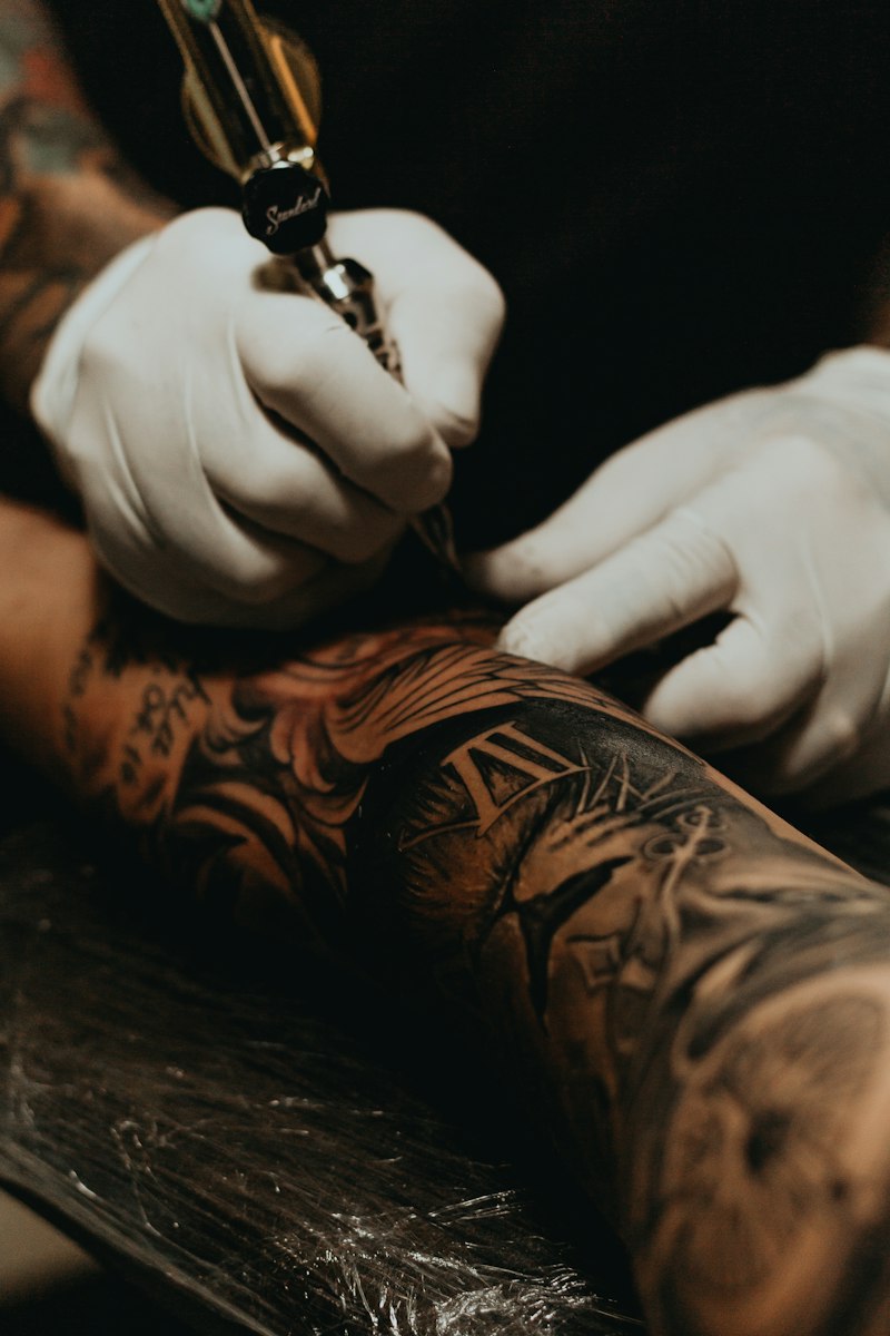 Blackwork sleeve